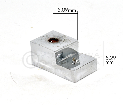 Náhradní díl - Držák skla ke sprchovému koutu SD029 - velikost 3