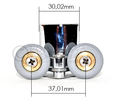 pojezdové kolečko ke sprchovému koutu W28 - velikost 2