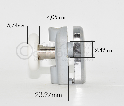 top shower door roller S78 - detail size 1